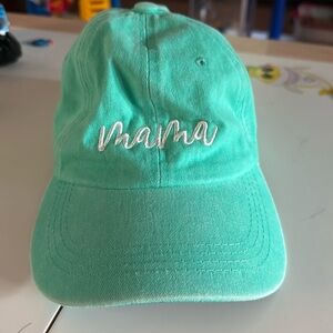 Mama green hat